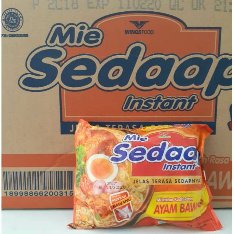 

Mie Sedaap Instant Ayam Bawang 1 Dus / Karton 40 Pcs