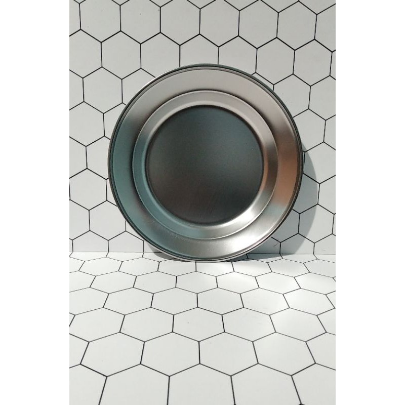 PIRING MAKAN STAINLESS  22 cm  1 LUSIN