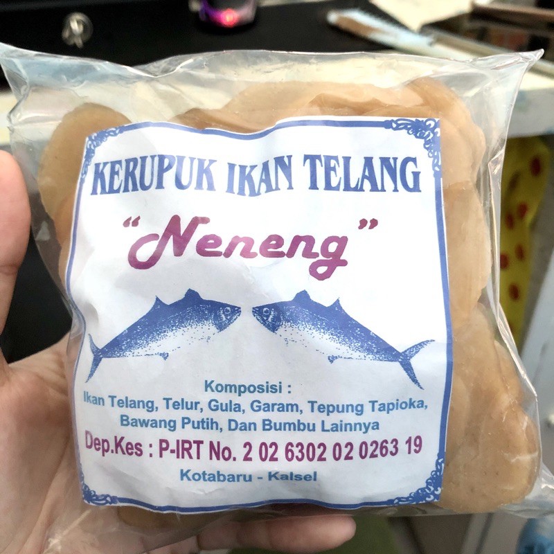 

Kerupuk Ikan Telang “Neneng” Asli Kotabaru