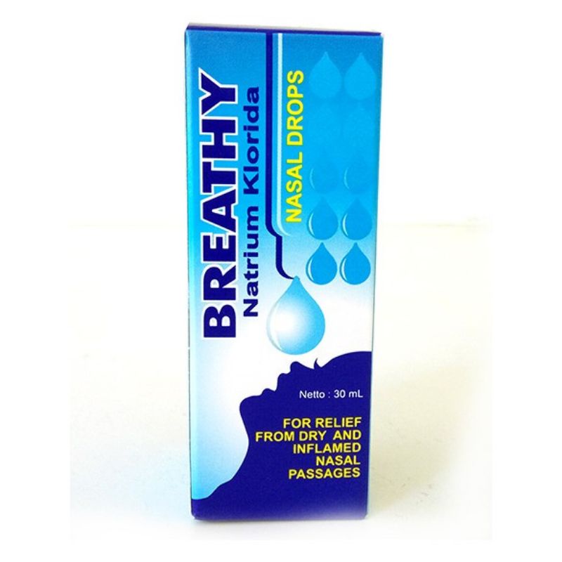 BREATHY NATRIUM KLORIDA NASAL DROPS/ TETES HIDUNG ANAK INFLAMASI 30ML