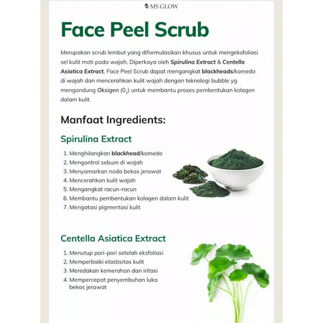 FACE PEEL SCRUB MS GLOW