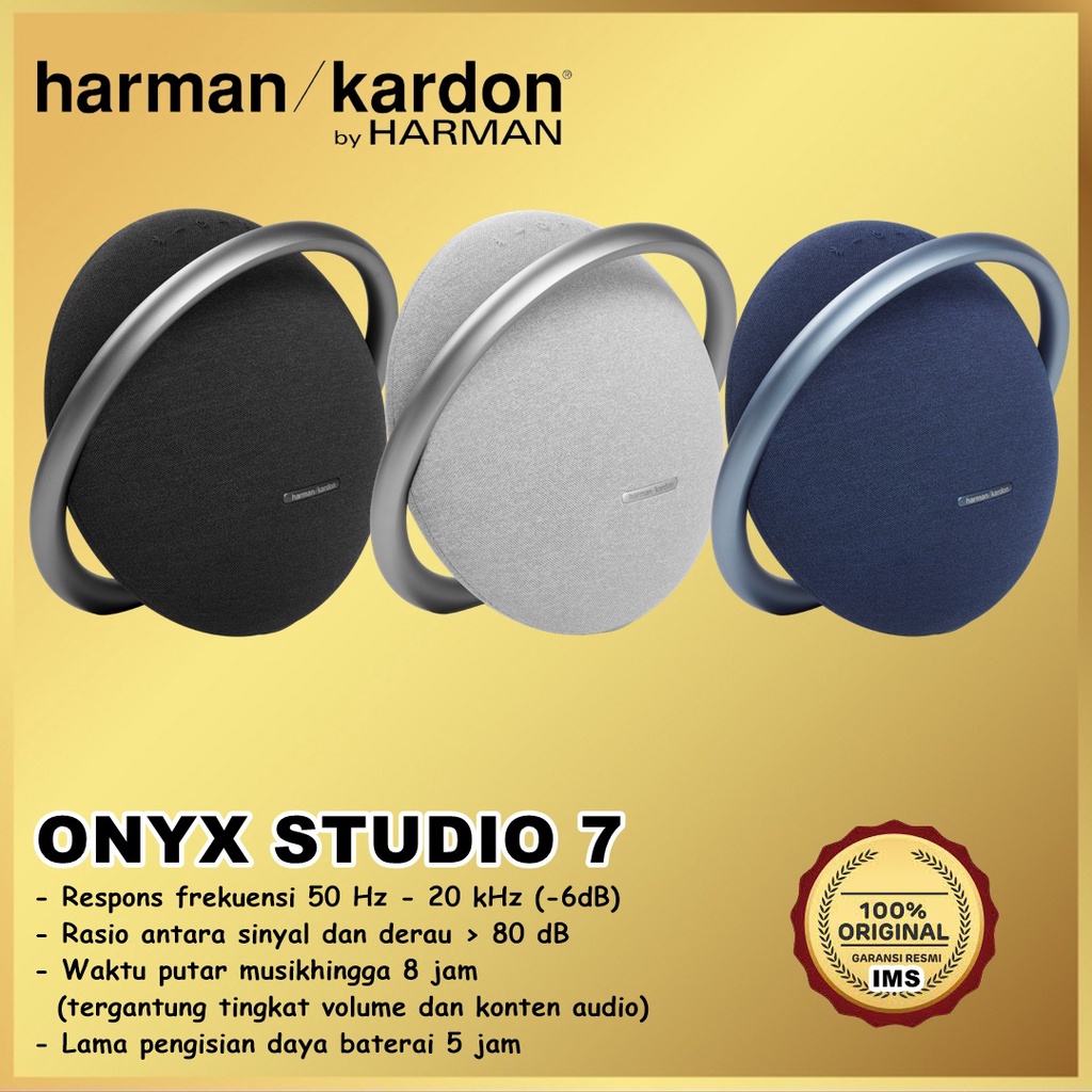 Harman Kardon Onyx Studio 7 Speaker Bluetooth Stereo Portable Onyx7