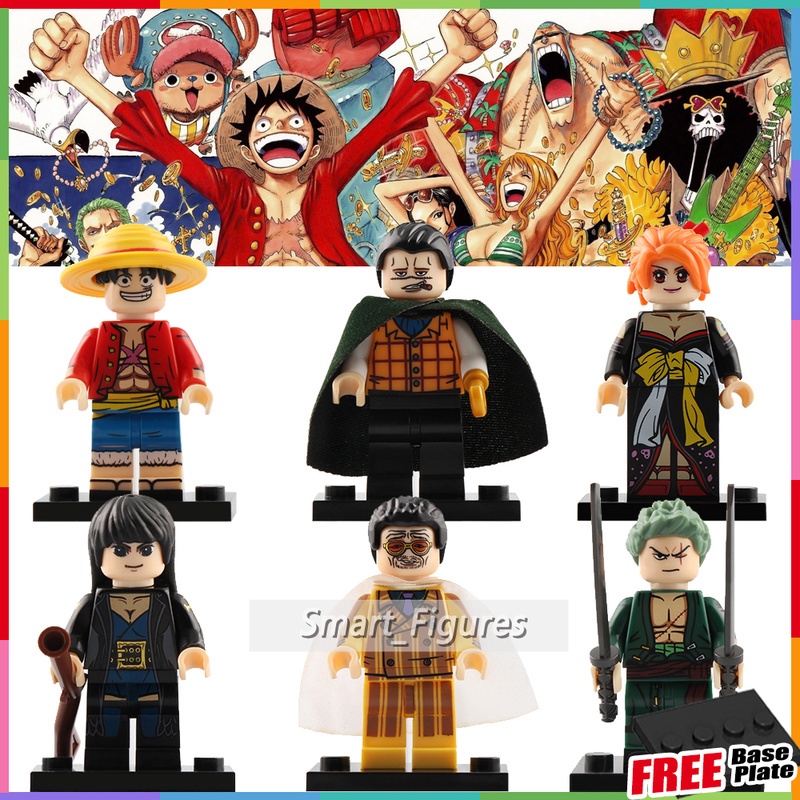 D. Monkey D.. Boneka Monyet Action Figure Mini Karakter Anime One Piece Nami Zoro Nico Robin Sir Crocodile Borsalino Manga XP036-041