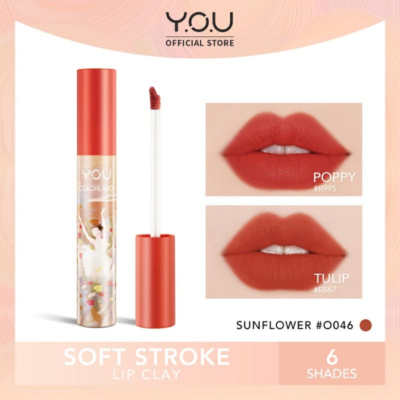 Y.O.U Colorland soft stroke Lip Clay