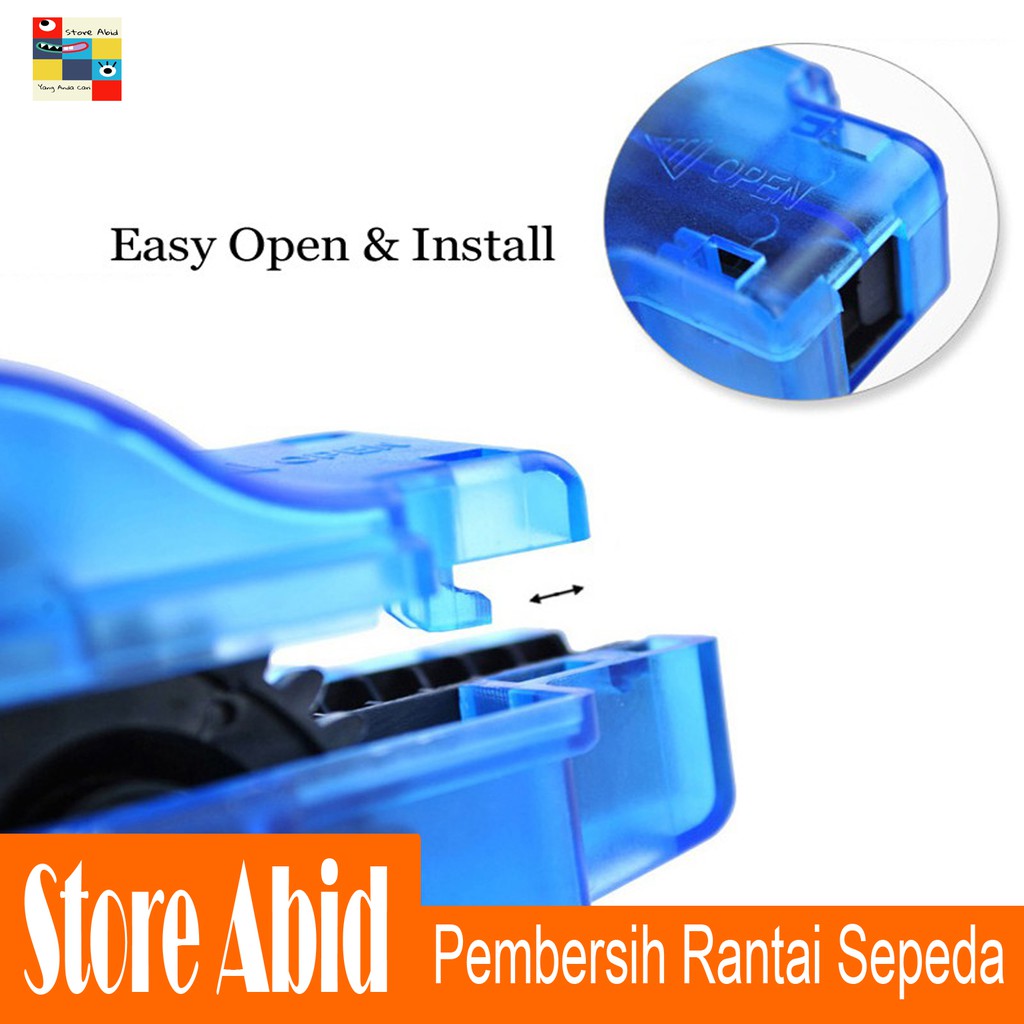 Alat Pembersih Rantai Sepeda Portable / Bicycle Chain Cleaner