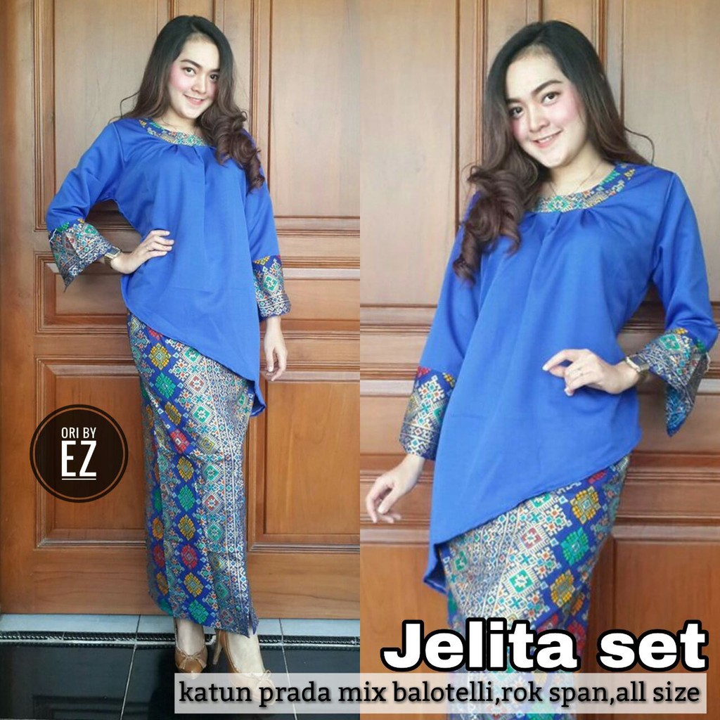 Zola Batik Setelan Wanita Jelita Anjela Set