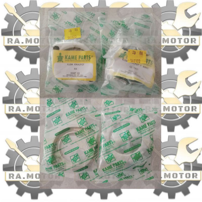 [Baca Deskripsi]Kancingan/Kleman Knalpot GLpro/Tiger/Neotech/Megapro & RXK