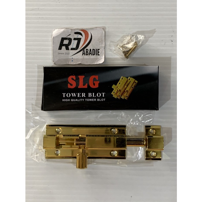 Grendel Kotak Aluminium SLG Soligen Kuning GP - 3&quot;