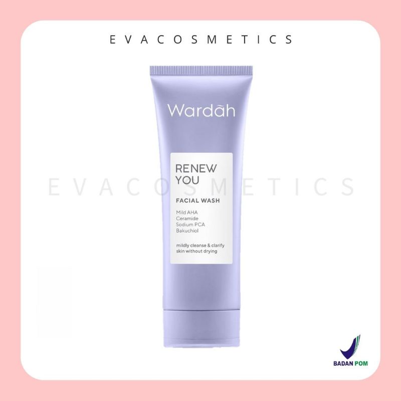 Jual WARDAH RENEW YOU ANTI AGING FACE WASH 100ml ( Kemasan Baru