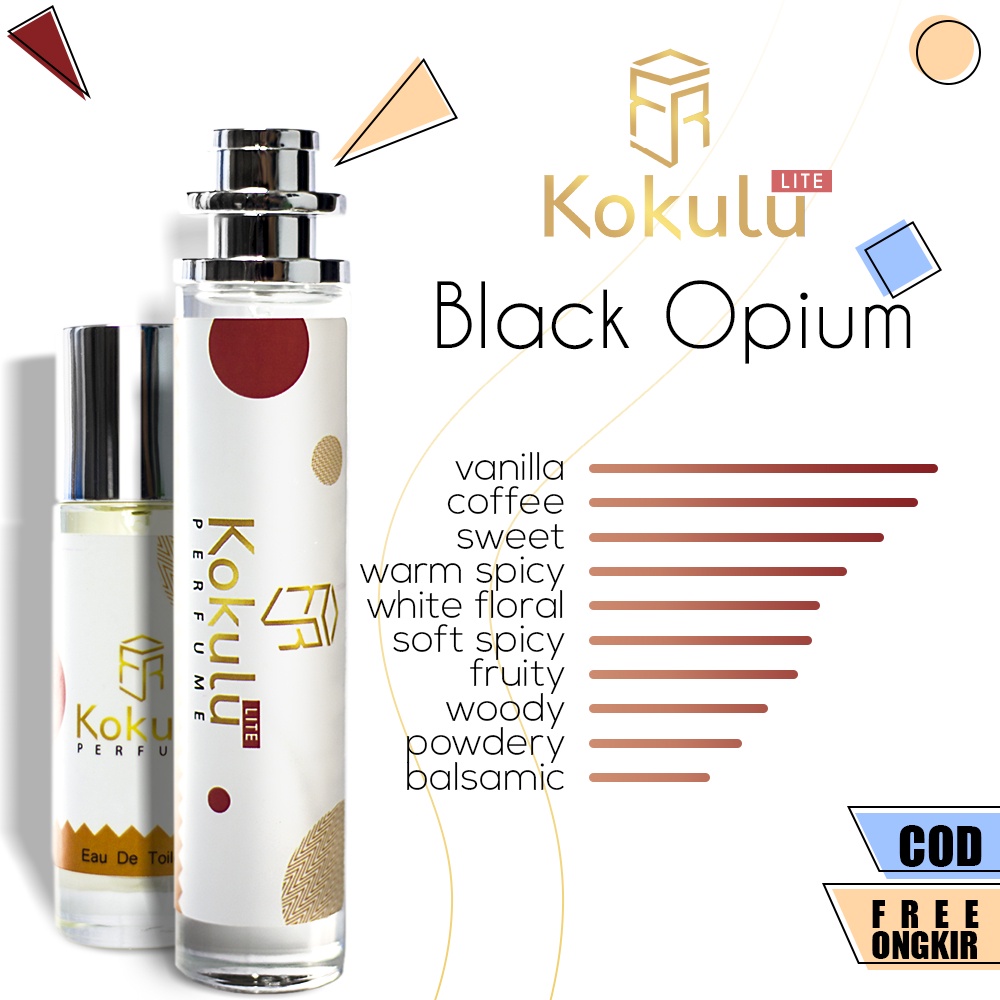 Kokulu Perfume Lite Black Opm - Minyak Wangi Best Seller