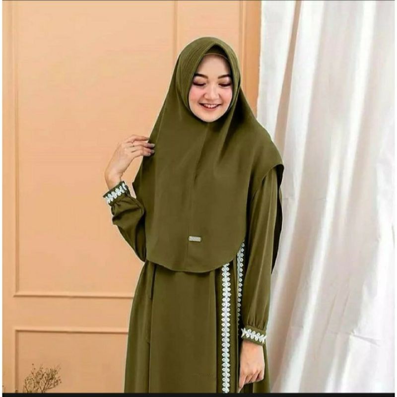 DENADA SYAR'I FREE HIJAB/GAMIS TERBARU 2021/FASHION MUSLIM