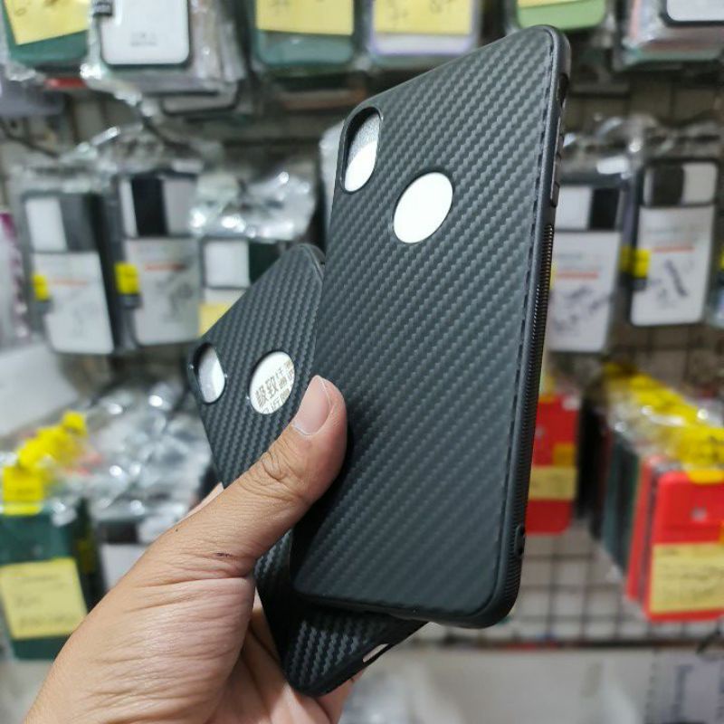 IPHONE X/XS/XR/XS MAX CASE SOFTCASE FULL MAX CARBON, SLIM FIT CASE CARBON FULL SILIKON HITAM KARBON CASING COVER