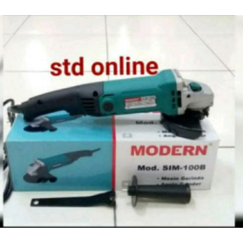 Mesin gurinda listrik SIM100B Modern gerinda potong besi 4in