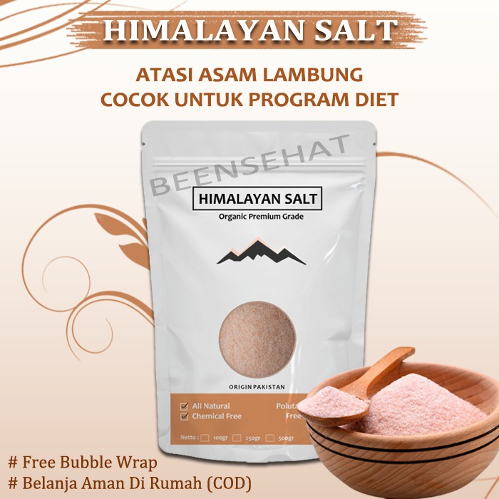 

GARAM PINK HIMALAYA MURNI/ HIMALAYAN SALT ORGANIC PREMIUM GARAM DIET DETOX CEGAH DIABETES, BEENSEHAT