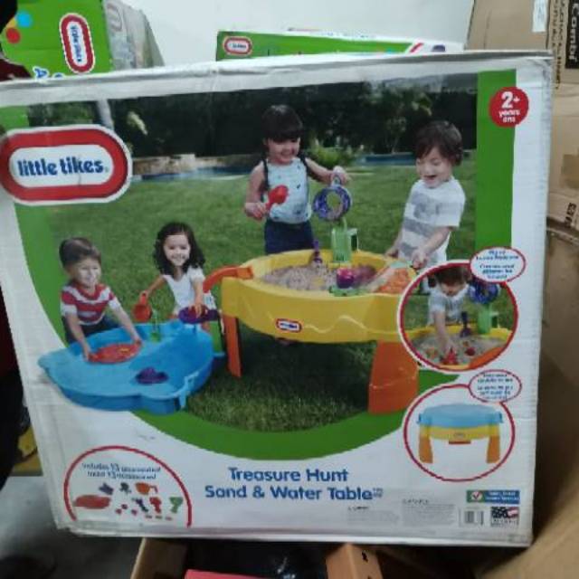 little tikes treasure hunt sand and water table