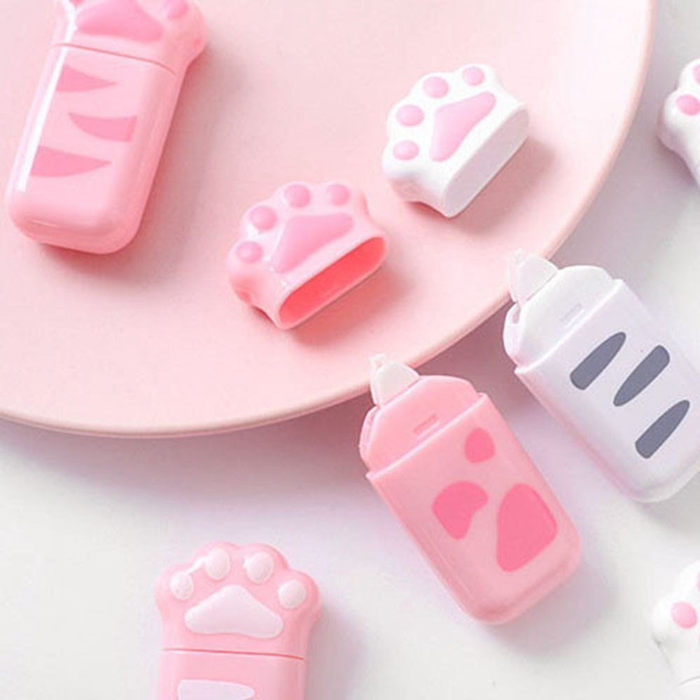 QUINTON 1 Piece Correction Cat Claw Supply Tape Office Cute Kawaii Lovely Diary Decorative School