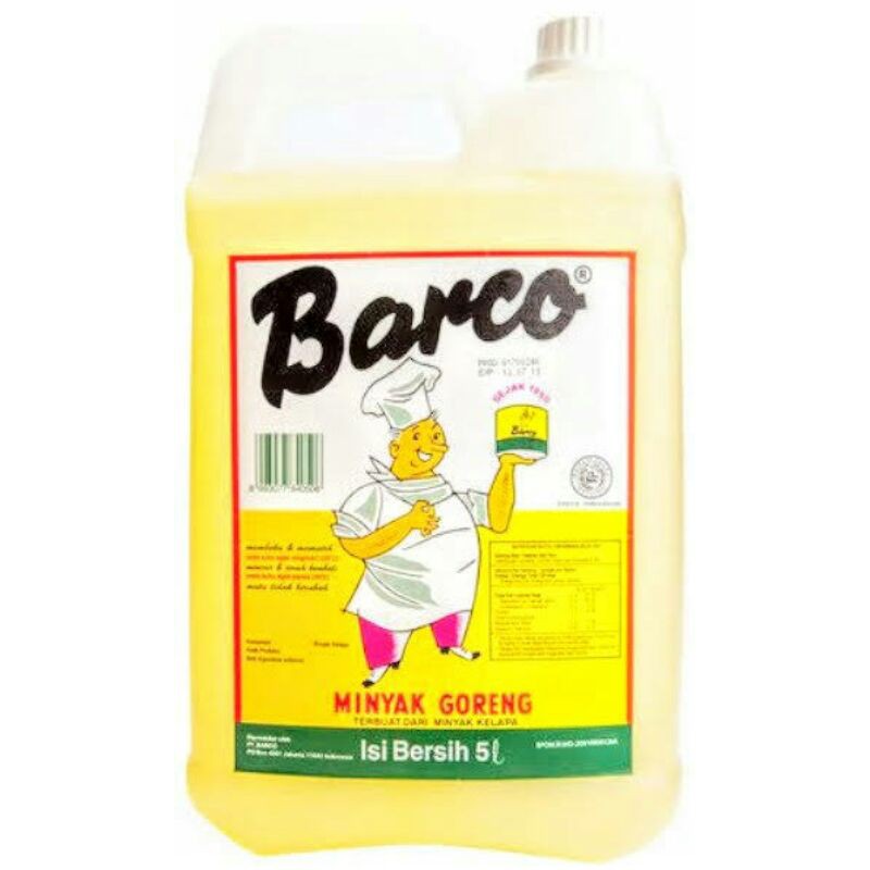 

Minyak Goreng Kelapa BARCO 5 Liter Derigen