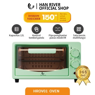 HAN RIVER HROV001 oven listrik low watt 12 L-800 Watt