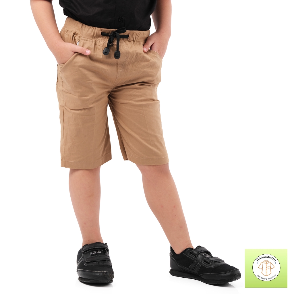 Hanamichi CATO Celana Pendek Chino Anak Motif Polos