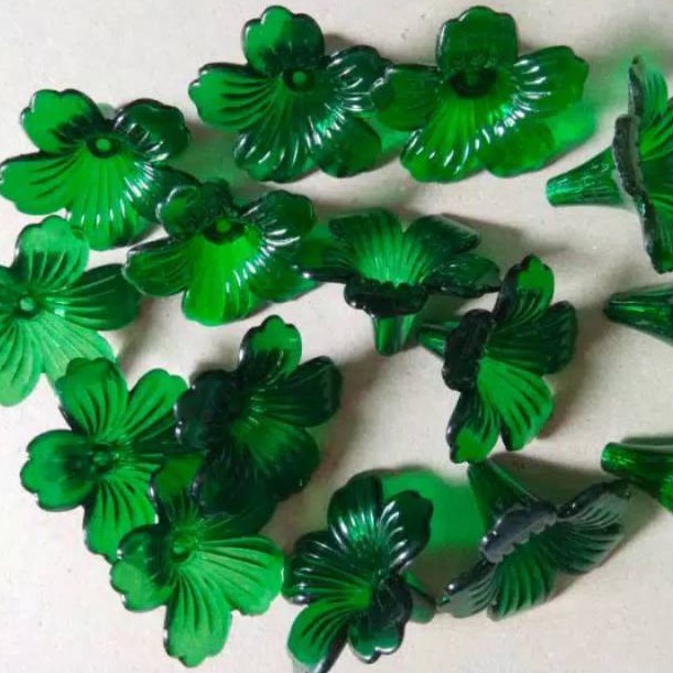 Bahan bunga Akrilik  corong besar