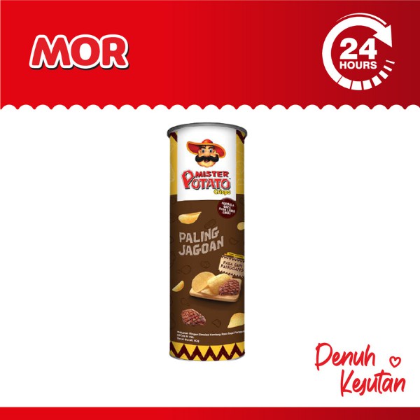 

MISTER POTATO Roasted Beef Kripik Kentang Rasa Sapi Panggang Klg 80 gr