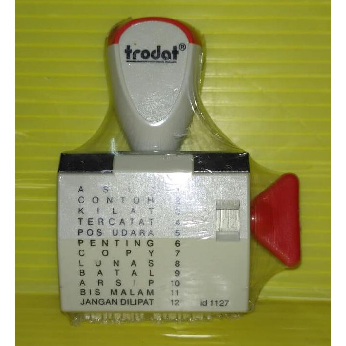

Termurah Trodat 1127 Stempel Text Indonesia Ukuran 4 Mm Offic