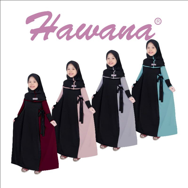 Syakira Gamis anak Perempuan Kombinasi Tali samping, bahan Toyobo Polos