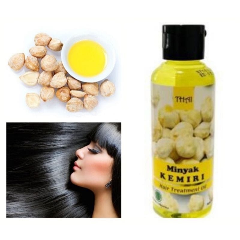 Ampuh! Minyak Kemiri Pelebat Rambut Alami // Minyak Penguat Akar Rambut // Minyak Kemiri Anti Rontok Permanen // Minyak Kemiri Anti Kebotakan Rambut Asli Original Resmi BPOM