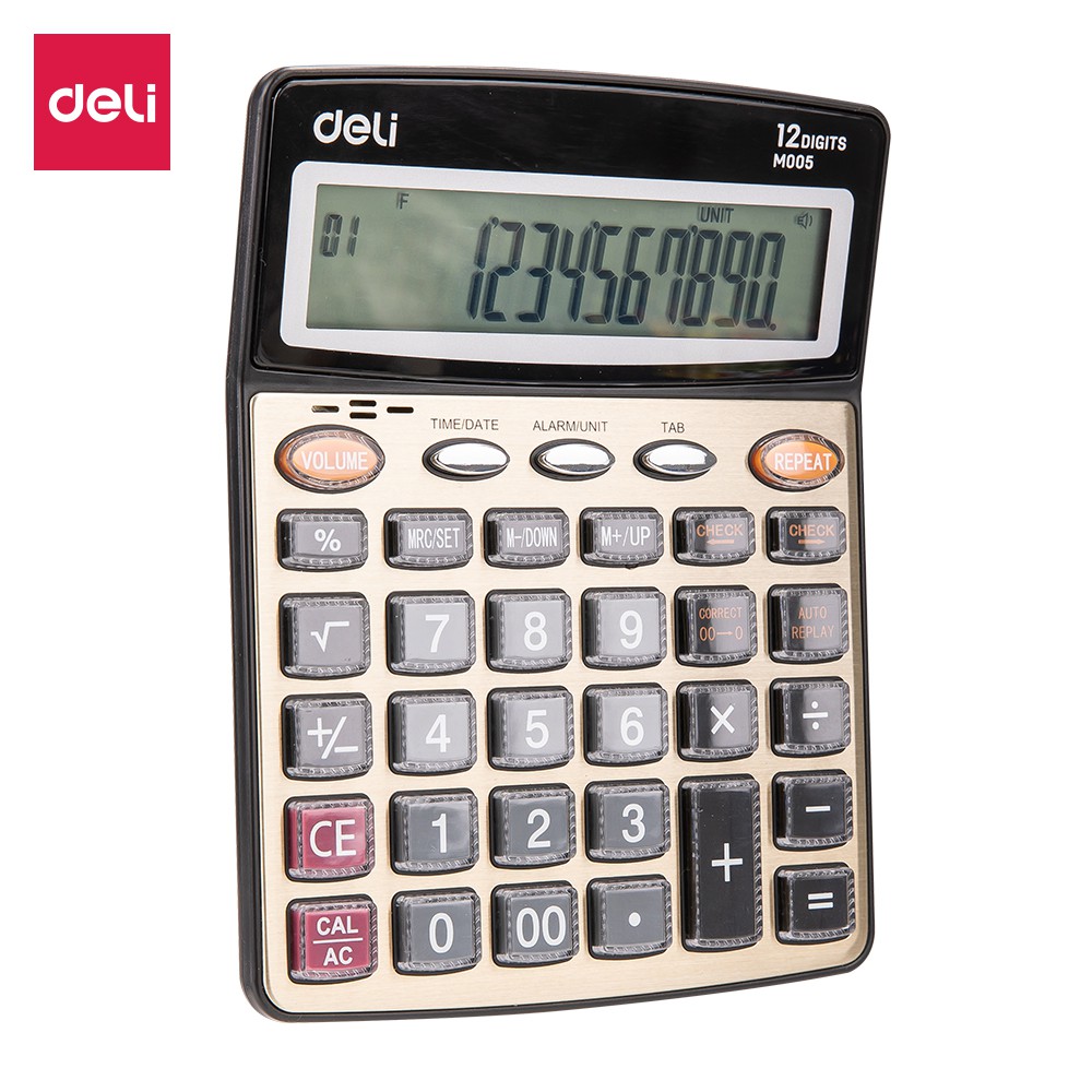 

Deli kalkulator 12 digit dengan suara bahasa Indonesia Garansi 3 tahun EM00550