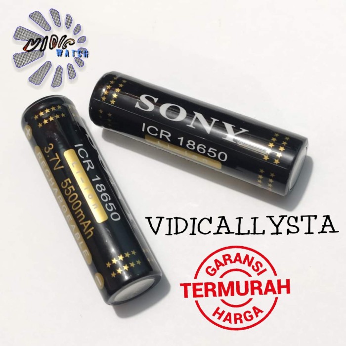 BATU BATEREI BATREI BATTERY SONY 18650 RECHARGEABLE 5500mAh