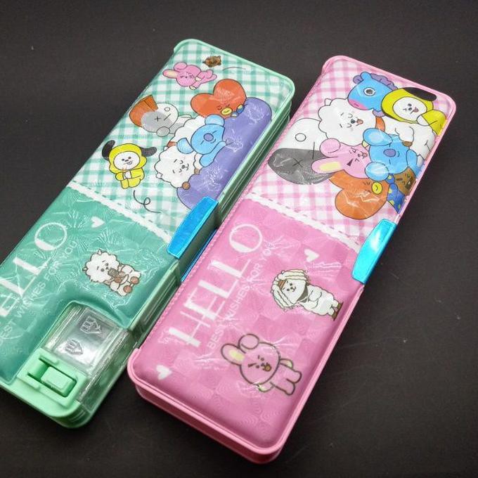 

SALE!! (dkj-764) kotak pensil magnet+rautan/disgrip magnet/kotak pensil atas bawah