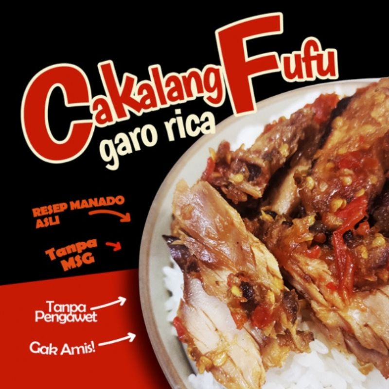 

Cakalang Asap Pedas Asli Manado - Cakalang Fufu Garo Rica Merk Roa Benaut