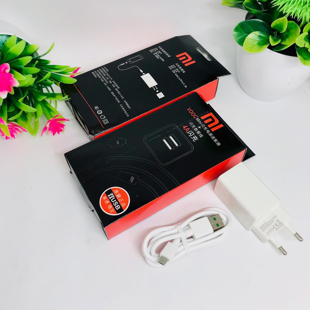 CHARGER CASAN XIAOMI VOOC MINI 2 USB 4A sedia banyak tipe bisa dipilih divarian produk