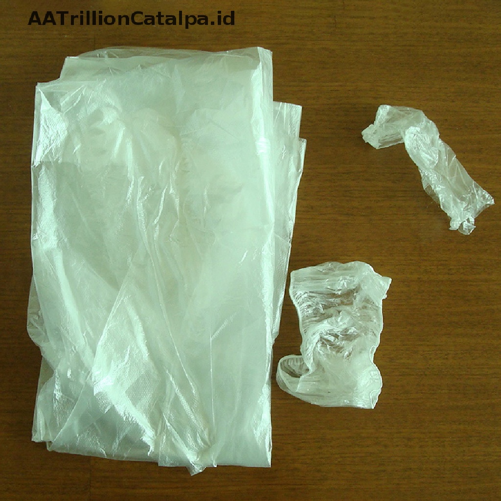 Aatrillioncatalpa 100 Pcs Cover Pelindung Jok Mobil Sekali Pakai Bahan Plastik