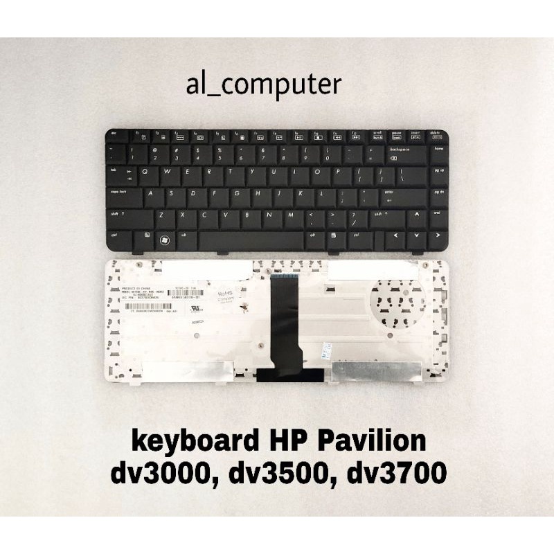keyboard HP Pavilion dv3000, dv3500, dv3700 Black