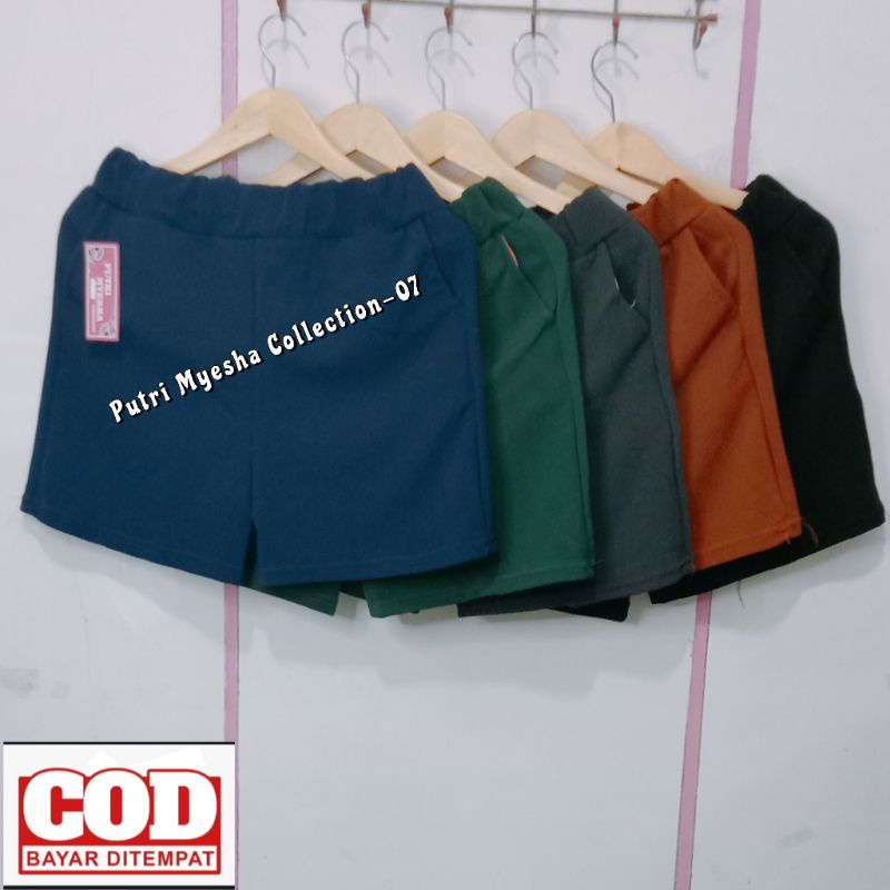 Celana Pendek Wanita Dewasa Model Kulot 3/4 Hotpants