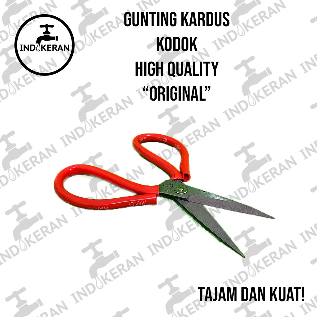 INDOKERAN - Gunting Kardus Kodok Tajam - High Quality