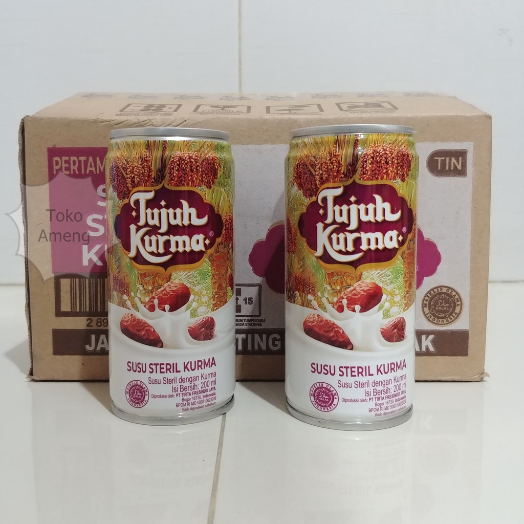 

SDF Susu Tujuh Kurma Kaleng 200ml - 1 Dus (12pcs)