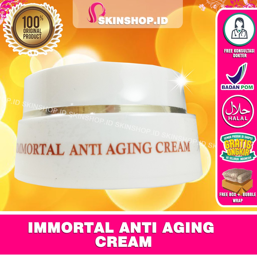 Immortal Anti Aging Cream 12,5gr  Original / Krim Anti Penuan BPOM Aman