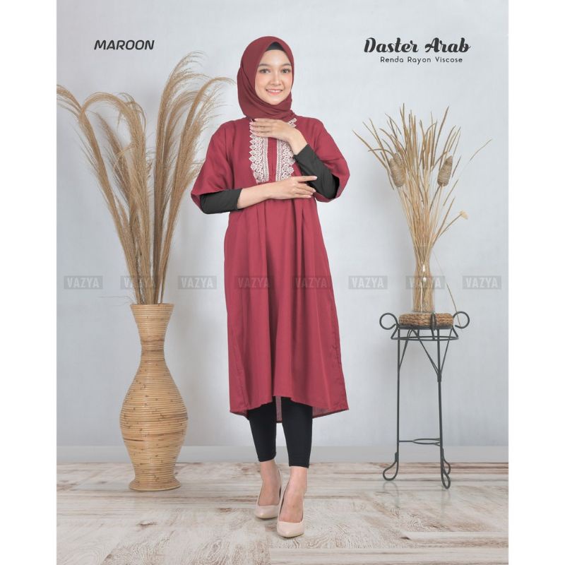Daster Arab Renda Rayon Viscose