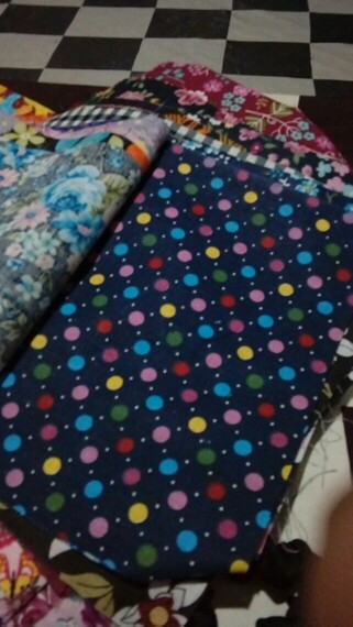 Kain Perca Katun Ukuran 25x20cm (paket) 1 Paket = 10 Lembar Kain