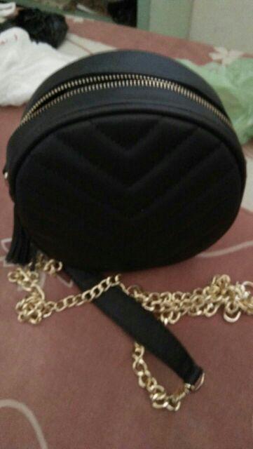 Tas Import Batam Sling Bag Selempang Rantai Bulat Tas Import Batam Sling Bag Selempang Rantai Bulat