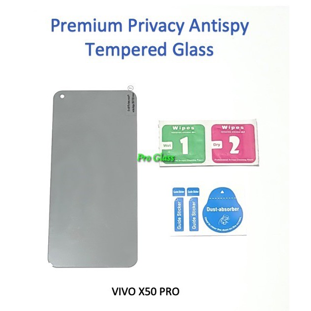 VIVO X50 / X50 PRO Privacy Anti Spy / Antispy Premium Tempered Glass