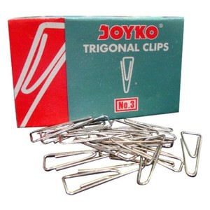 

Trigonal Clips / Paper Clips / Penjepit Kertas No. 3