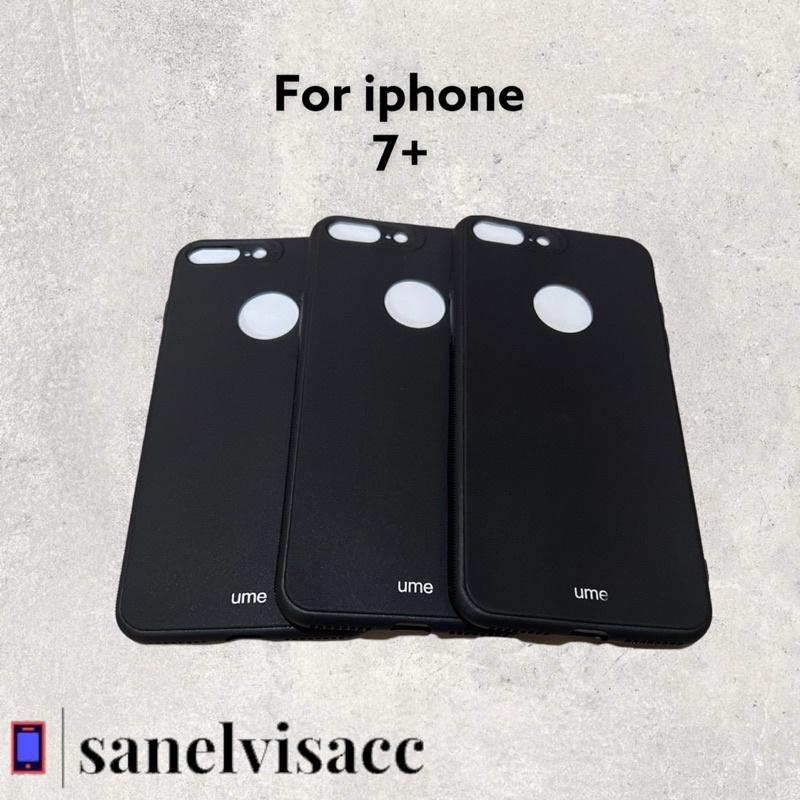 Case Iphone 7+ / Case Iphone 7 Plus , Casing Iphone 7+ / Casing Iphone 7 Plus , Softcase Silikon Bla