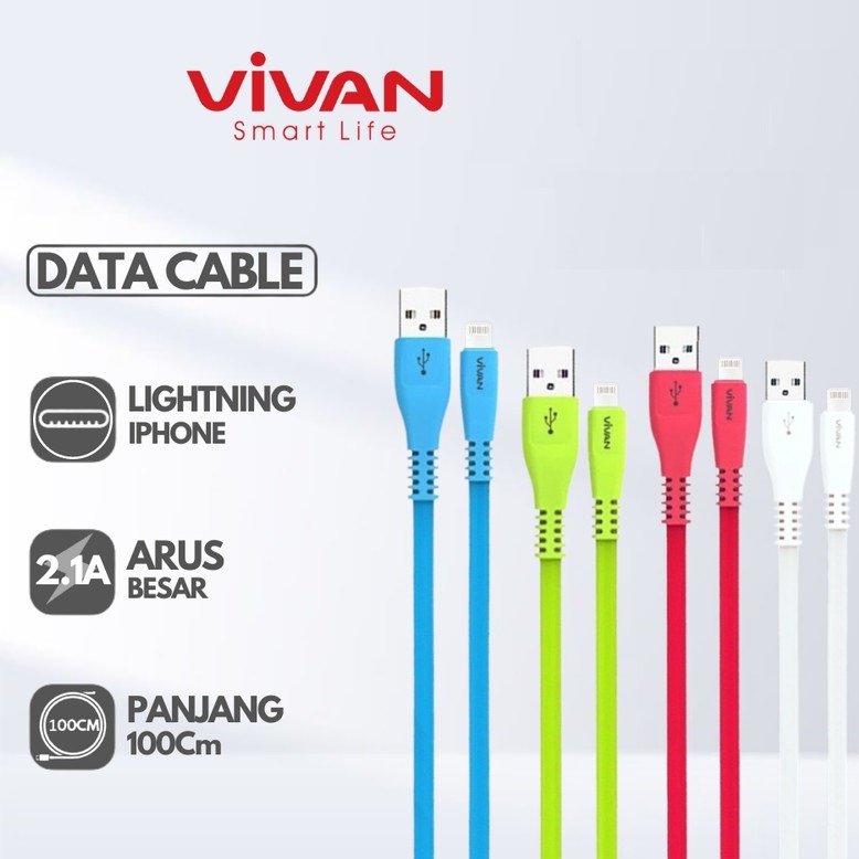 Kabel Data Vivan CSL100s/CSM100s - Fast Charging