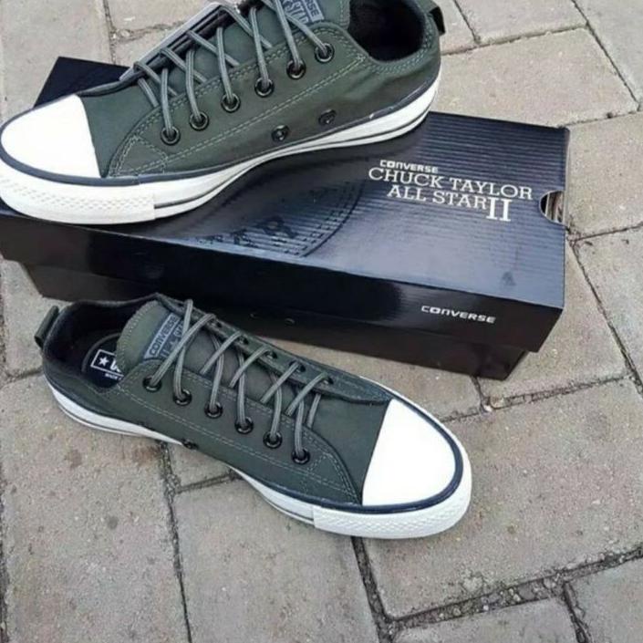 드 Sepatu Converse CTX Hijau Army  Pria/Wanita Hot