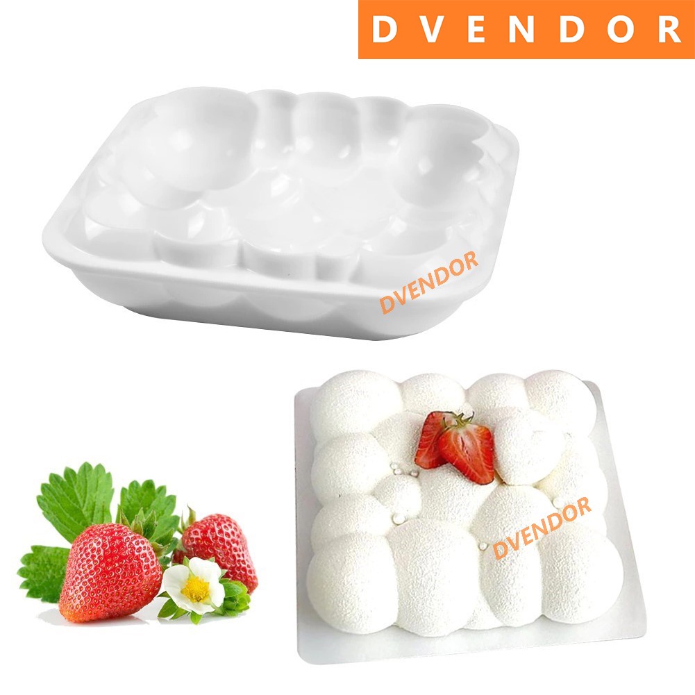 3D SILICON MOULD CLOUD CETAKAN SILIKON AWAN LOYANG TART COKLAT FONDANT SILICONE MOLD PINATA MOUSSE CAKE