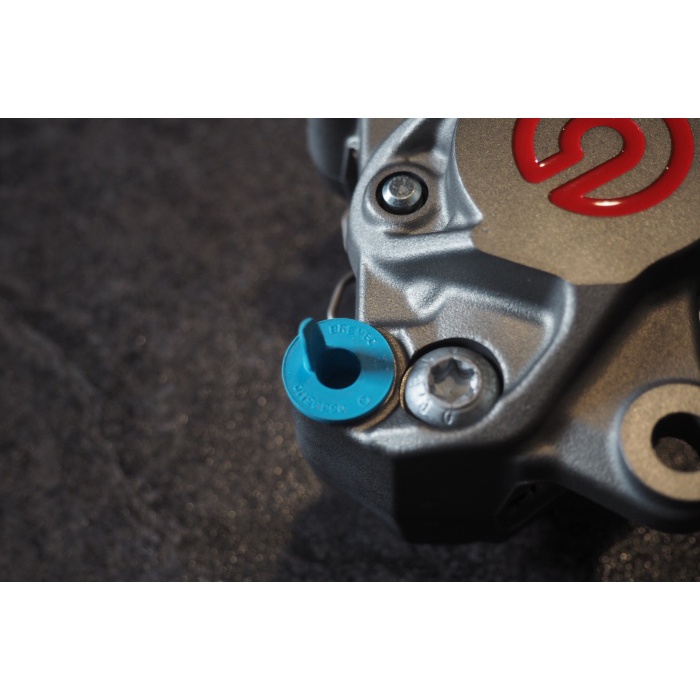 BREMBO 2 PISTON GREY RED LOGO