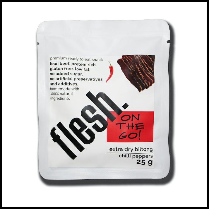 

Flesh | Chilli Peppers Biltong 25 Gr